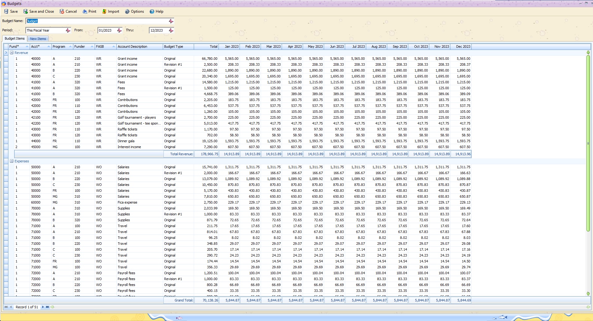 screenshot of Fund EZ